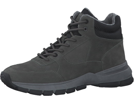 s.Oliver Winter Boot 5-15201-29-200 made of leather with Softfoam grey Men
